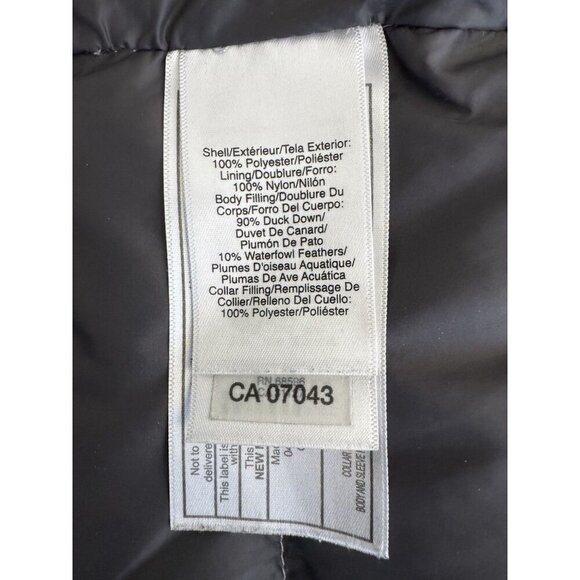 DKNY Women Sport Asymmetrical Zip Packable Down Puffer Coat, Grey, Size XL - Picture 14 of 16